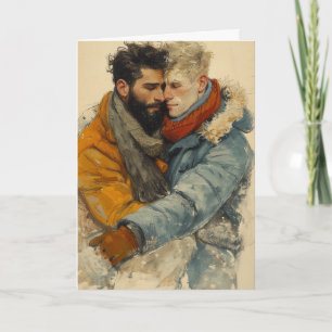 Carte Étreinte glaciale d'hiver