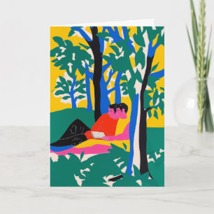 Carte Étreinte vibrante de la forêt