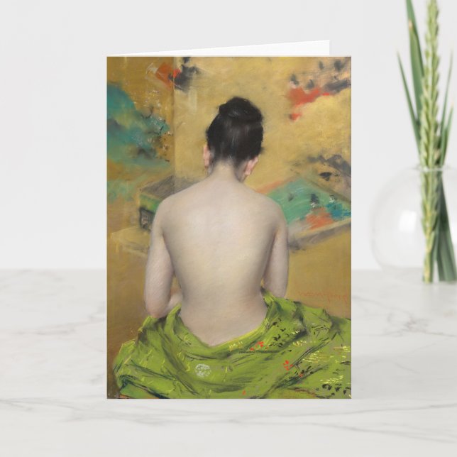 Carte Étude de la chair et de l'or | William Merritt Cha (Devant)