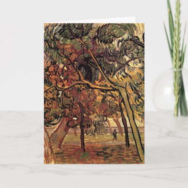 Carte Étude de pins par Vincent van Gogh (Devant)