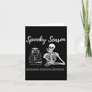 Carte Étudiant de l'école de soins infirmiers Halloween