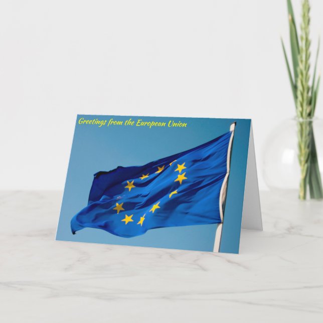 Carte EU flag (Devant)