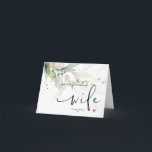 Carte Eucalyptus Joyeux Premier Anniversaire Comme Mon C<br><div class="desc">Ce joli joyeux anniversaire comme ma carte de femme,  est une façon amusante de célébrer l'anniversaire de votre nouvelle femme!</div>