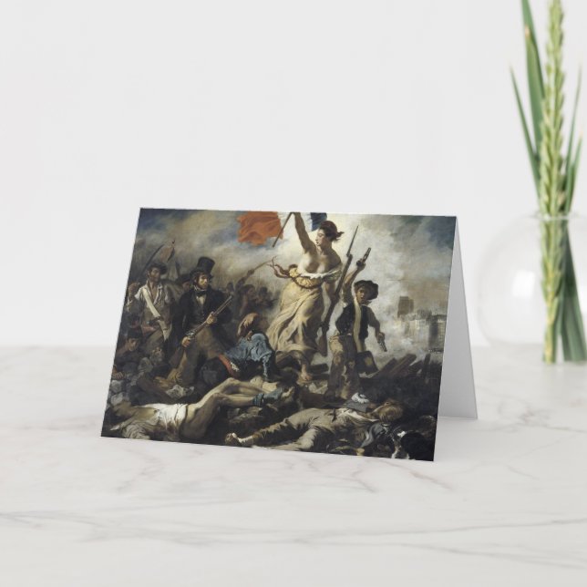 Carte Eugene Delacroix - La liberté à la tête du peuple (Devant)
