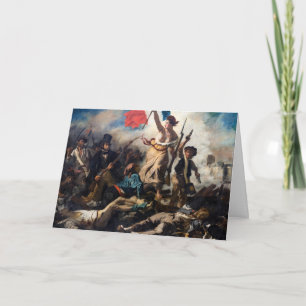Carte Eugene Delacroix - La Liberté guidant le peuple