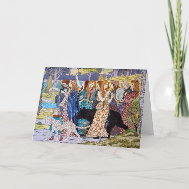 Carte Eugene Grasset - Panneau Décoratif Harmonie (Devant)