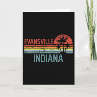 Carte Evansville Indiana Drôle Voyage En Ville Usa Accue