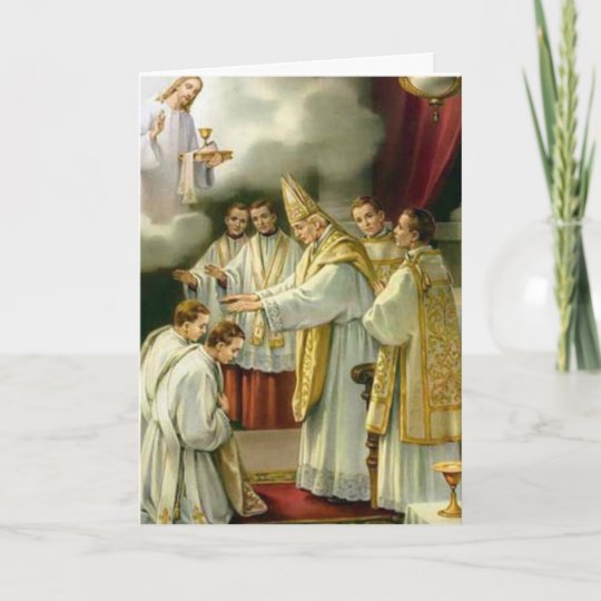 Carte Eveque Ordination Jesus D Anniversaire De Pretrise Zazzle Fr