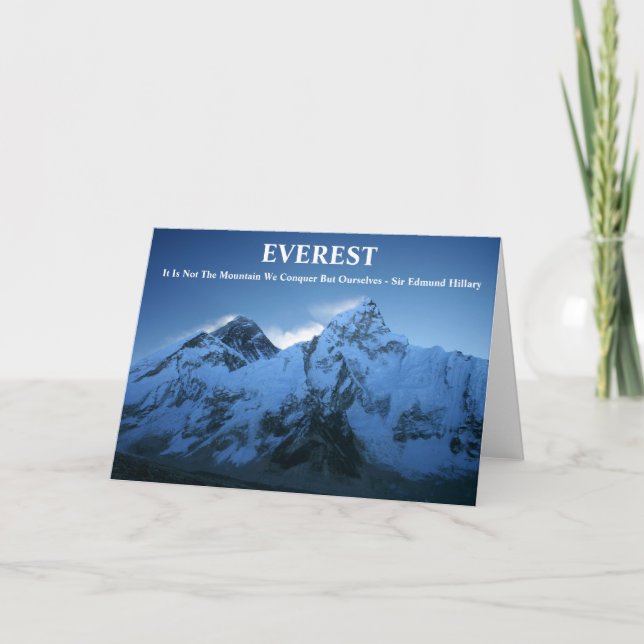 Carte Everest (Devant)
