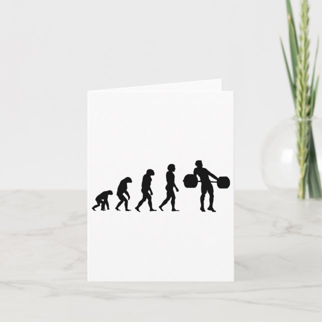 Carte Évolution Bodybuilder Poids Poids Poids (Devant)