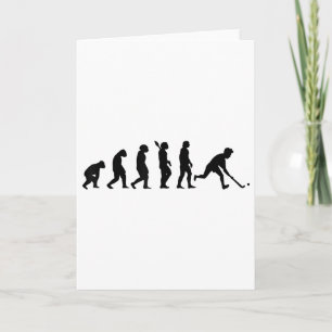 Carte Évolution de hockey sur gazon Joueur de hockey Équ