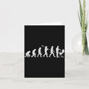 Carte Évolution des hommes amateurs de barbecue humain p