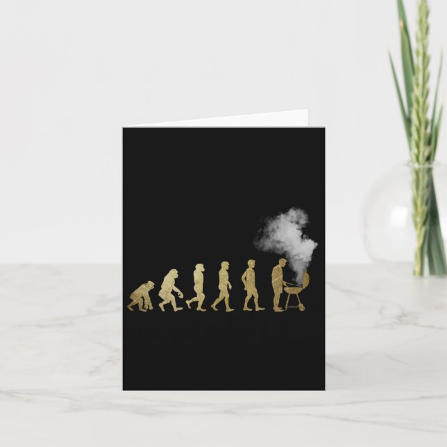 Carte Evolution Du Grill Master - Cadeaux Grillés - Je L (Devant)