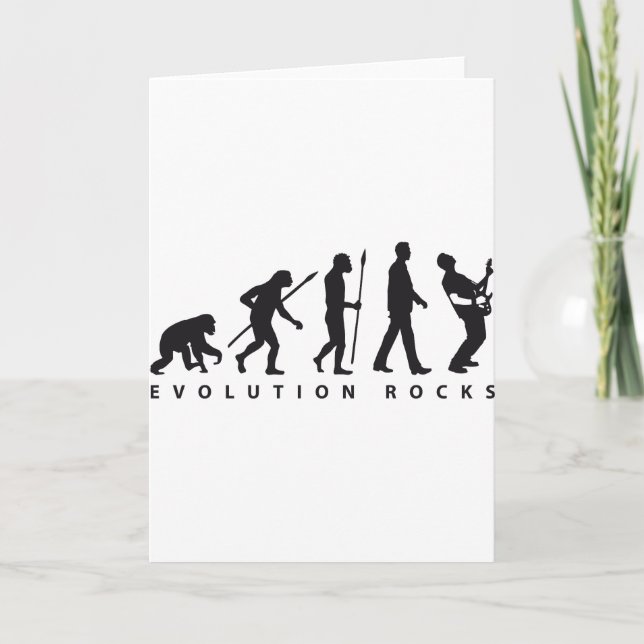 Carte evolution guitar rock (Devant)