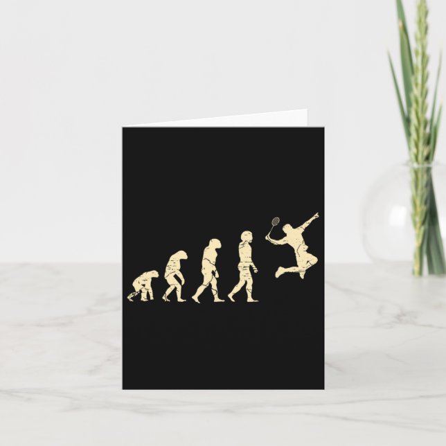 Carte Evolution Joueur Badminton Navette Racket 1 (Devant)