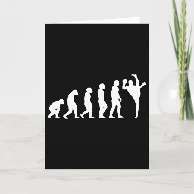 Carte Évolution Kickboxing Kickboxer  (Devant)