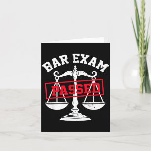 Carte Examen du barreau réussi diplômé de la faculté de 