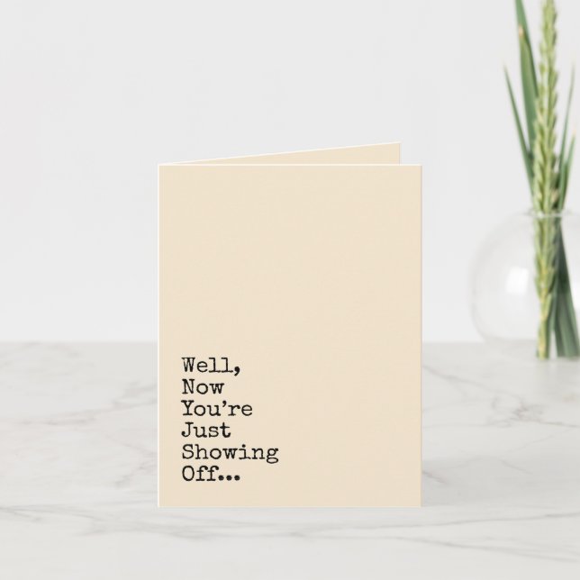 Carte Excusez-moi, félicitations (Devant)