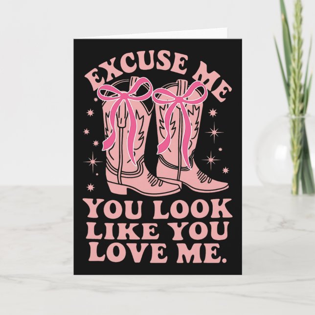 Carte Excusez-moi, on dirait que vous m'aimez Valentine  (Devant)