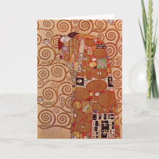 Carte Exécution par Gustav Klimt, Art Nouveau vintage