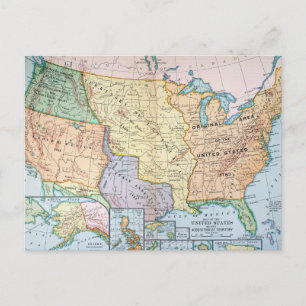 Carte : Expansion américaine, 1905