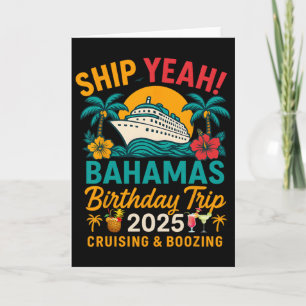 Carte Expédiez ouais Hamas Voyage d'anniversaire Croisiè