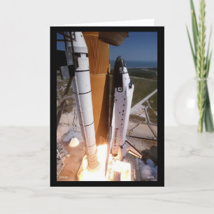 Carte Explosion de la navette spatiale "Endeavor"