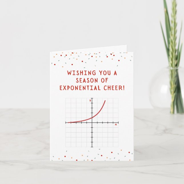 Carte Exponential Cheer Holiday (Devant)