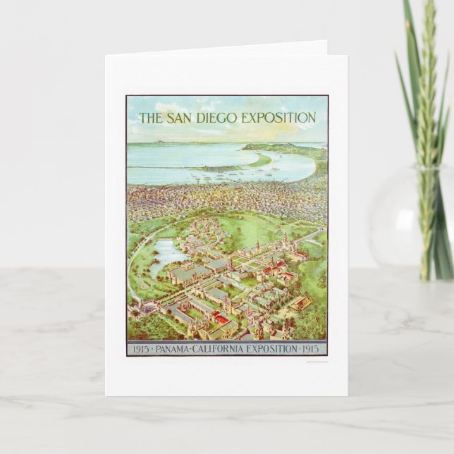 Carte Exposition du Panama - de la Californie à San (Devant)