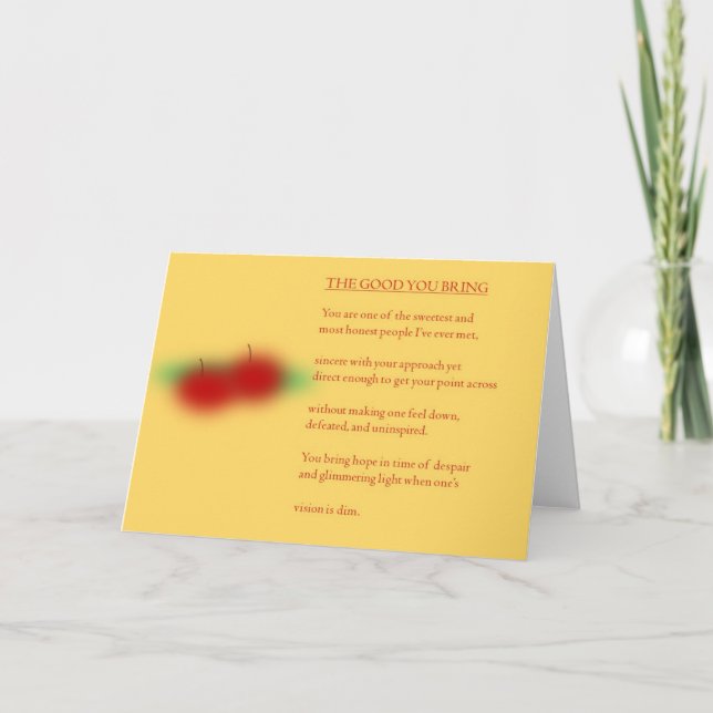 Carte Expression (Devant)