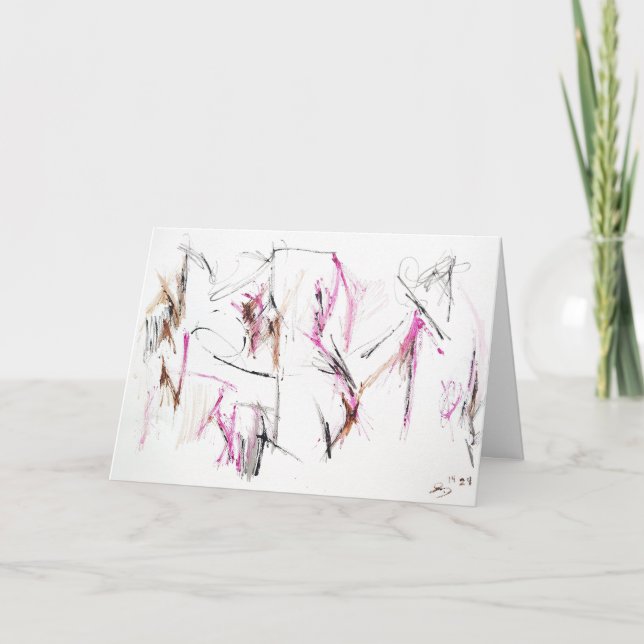 Carte Expression Abstraite "Lumière de l'amour" (Devant)