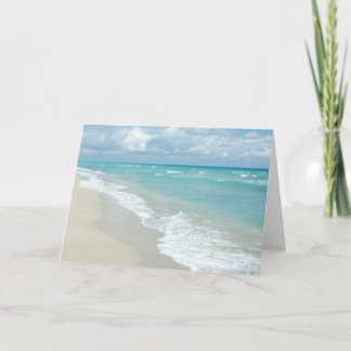 Carte Extreme Relaxation Plage Vue Sable blanc