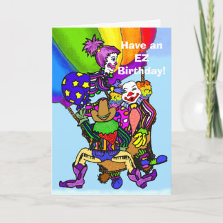 Carte EZ Doodle - Avoir un anniversaire EZ! 2- Customisé