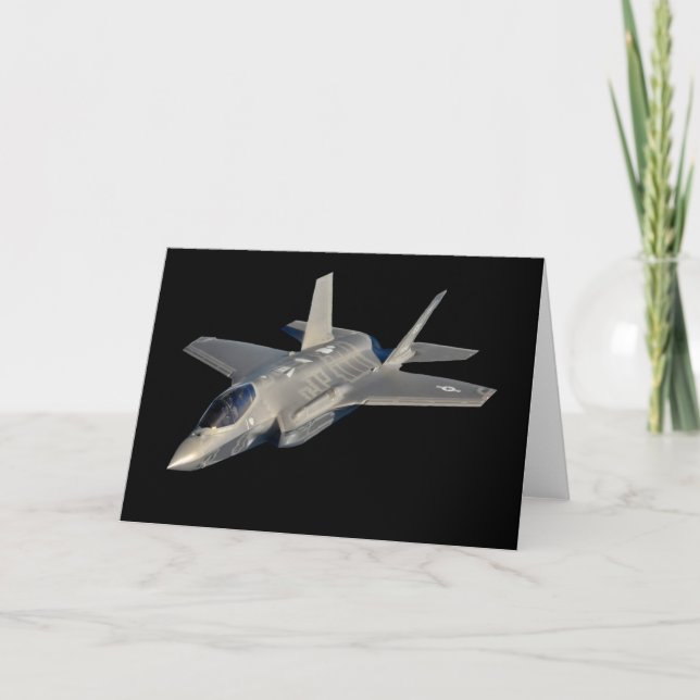 Carte F-35 Lightning II Panther Jet Fighter (Devant)