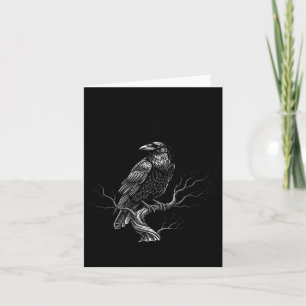 Carte F-caw-f - Corbeau - Corbeau - Costume d'Halloween 