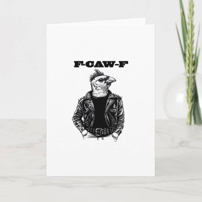 Carte F Caw F Essential Aesthetic Design (Devant)