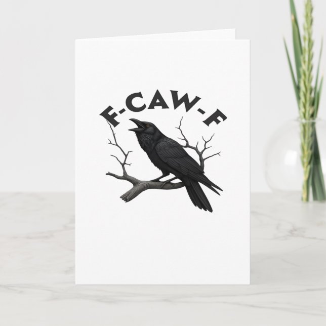 Carte F Caw F Essential Creative Aesthetic (Devant)