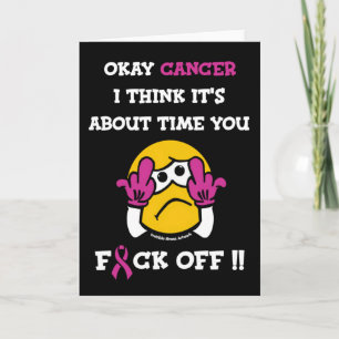 Carte F#CK OFF...Cancer du sein