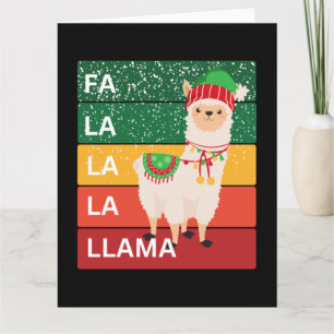 CARTE FA LA LA LA LLAMA