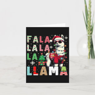 Carte Fa La Llama Funny Llama Amoureux des animaux de No