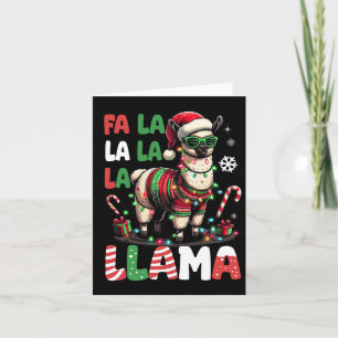 Carte Fa La Llama Funny Llama Amoureux des animaux de No