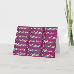 CARTE "FAB-U-LOUS" OUI VOUS ÊTES UN ANNIVERSAIRE HEUREUX