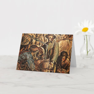 Carte Fabricants de moonshine produisant de l'alcool de 