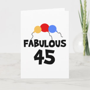 Carte Fabuleux 45