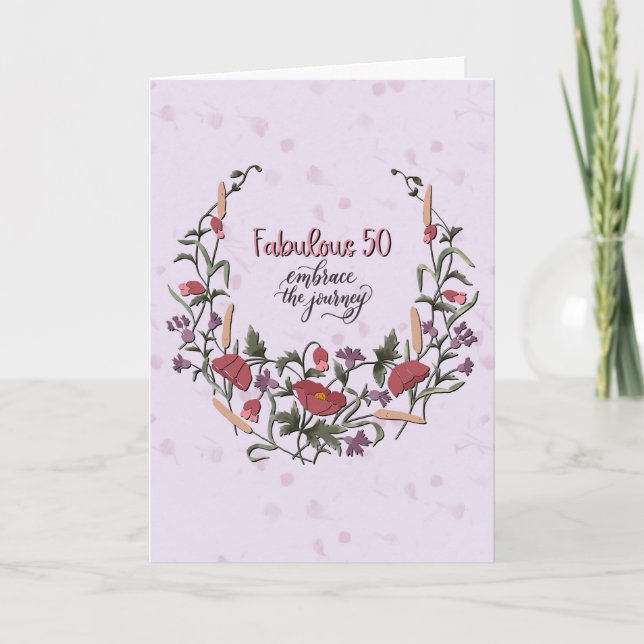 Carte Fabulous 50 (Devant)