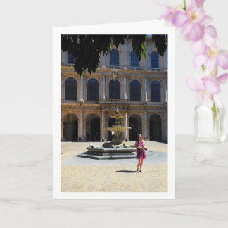 Carte Façade Et Fontaine, Palazzo Barberini, Rome