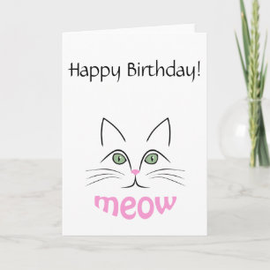 Carte Face de chat