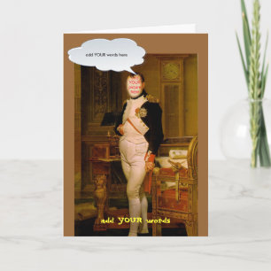 Carte faceinhole Napoléon Bonaparte