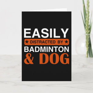 Carte Facilement distrait par Badminton
