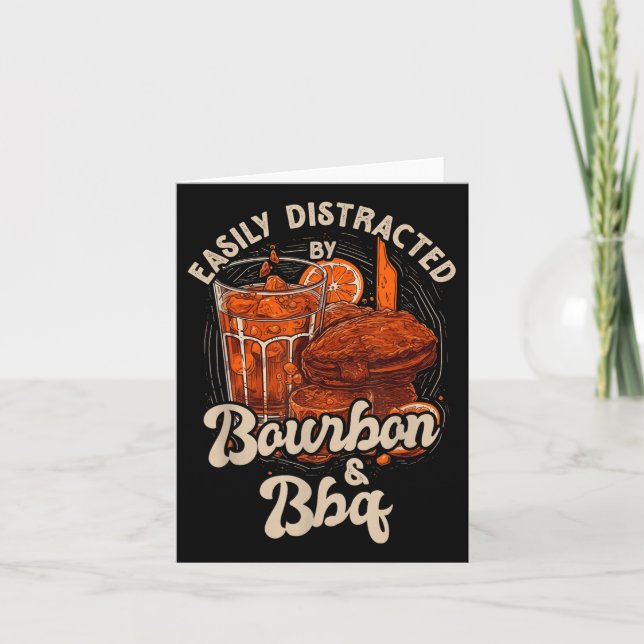 Carte Facilement Distrait Par Bourbon Et Bbq (Devant)